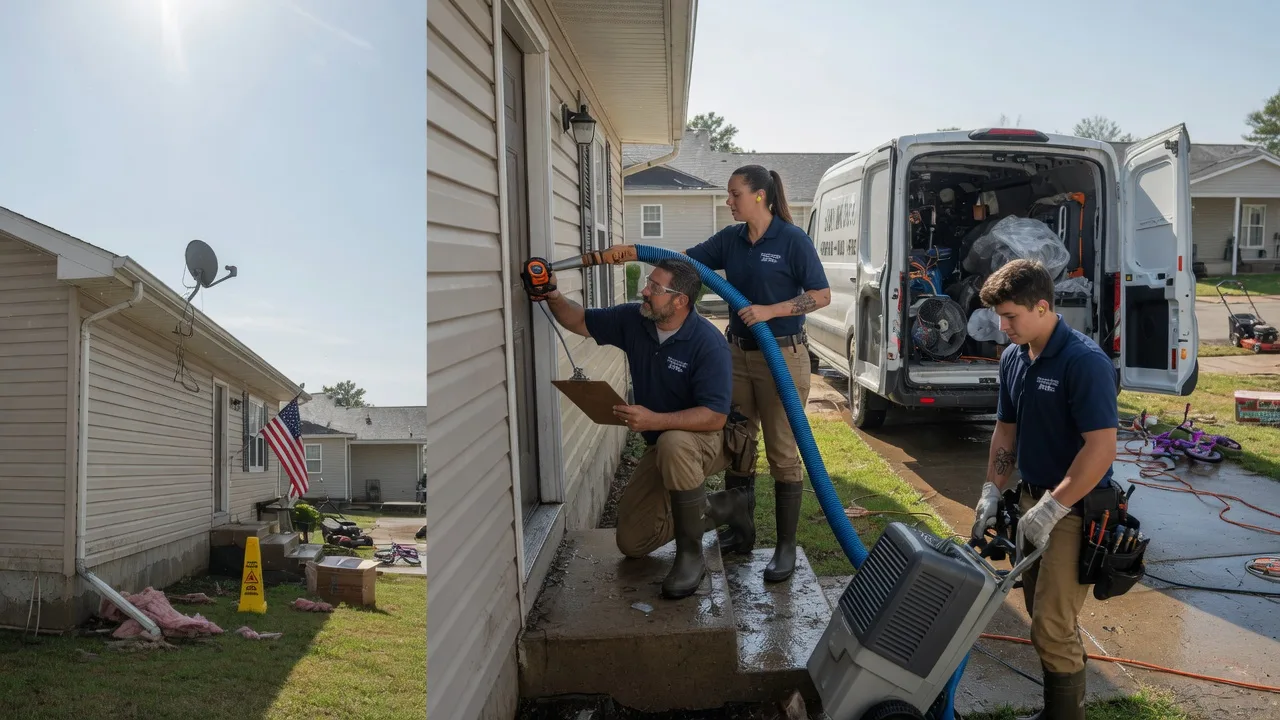 Ceiling Water Damage Restoration in Fortville, IN near me